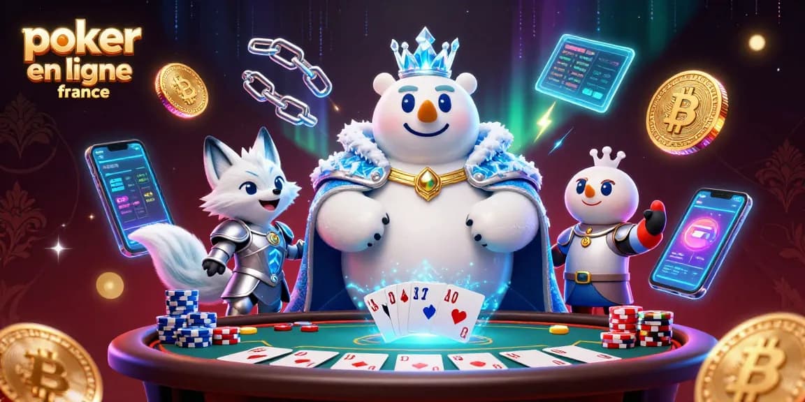 Gagnez avec le poker en ligne France sur des tables animées et des gros enjeux.