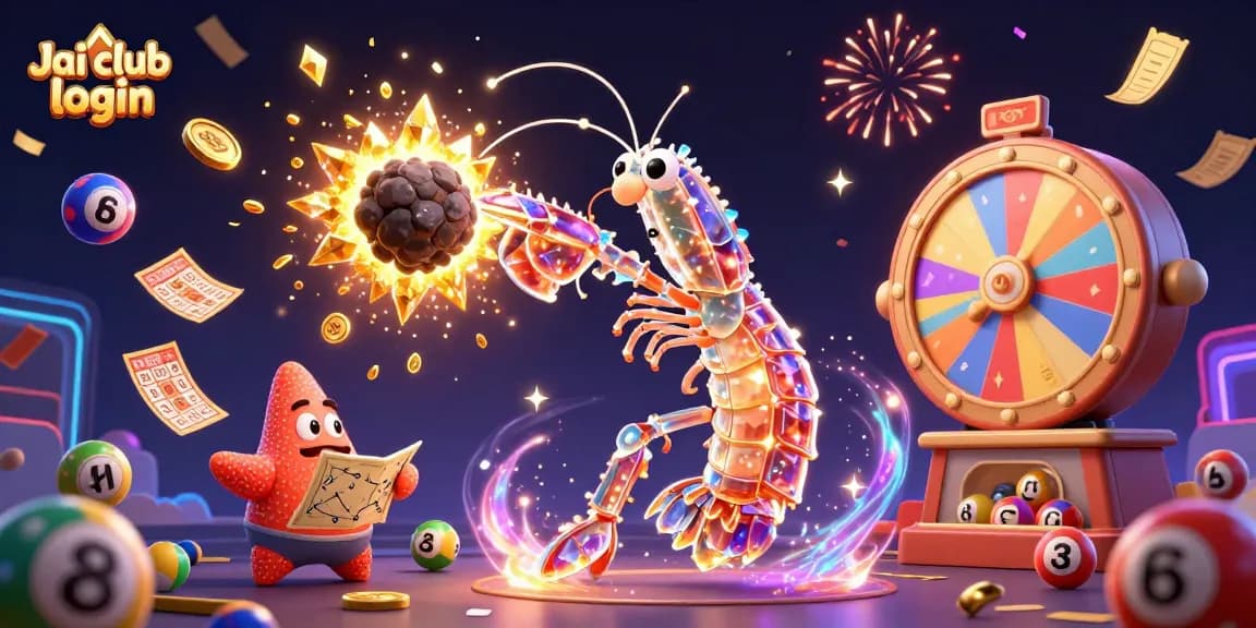 Experience Jai club login with thrilling rewards and dynamic gaming elements exploding around 3D characters.
