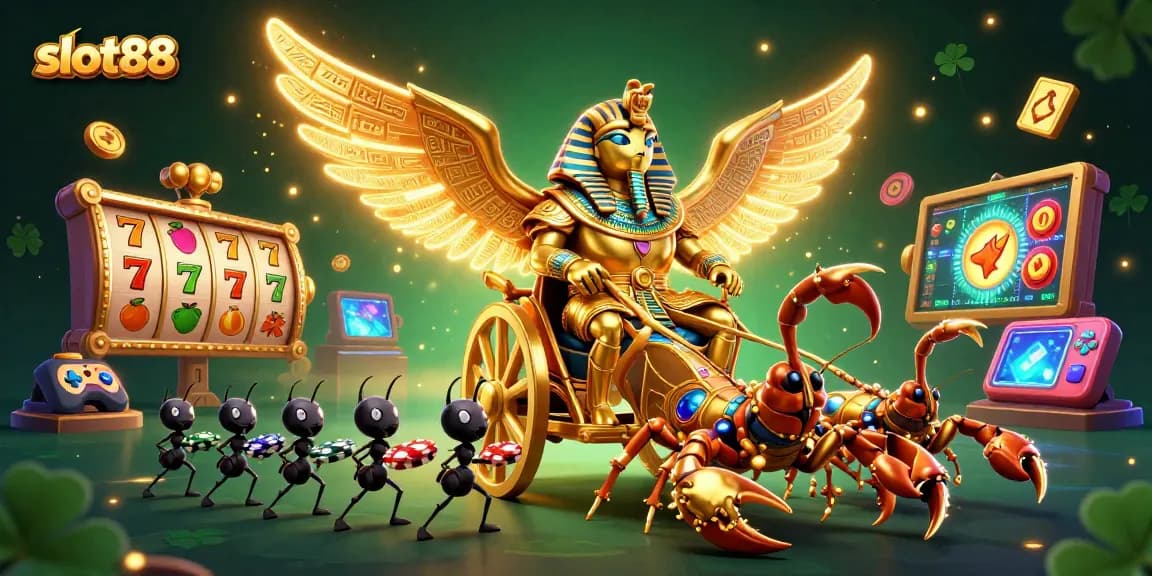 Experience thrilling wins at slot88 with vibrant slot reels and jackpot delights in a dynamic casino scene.