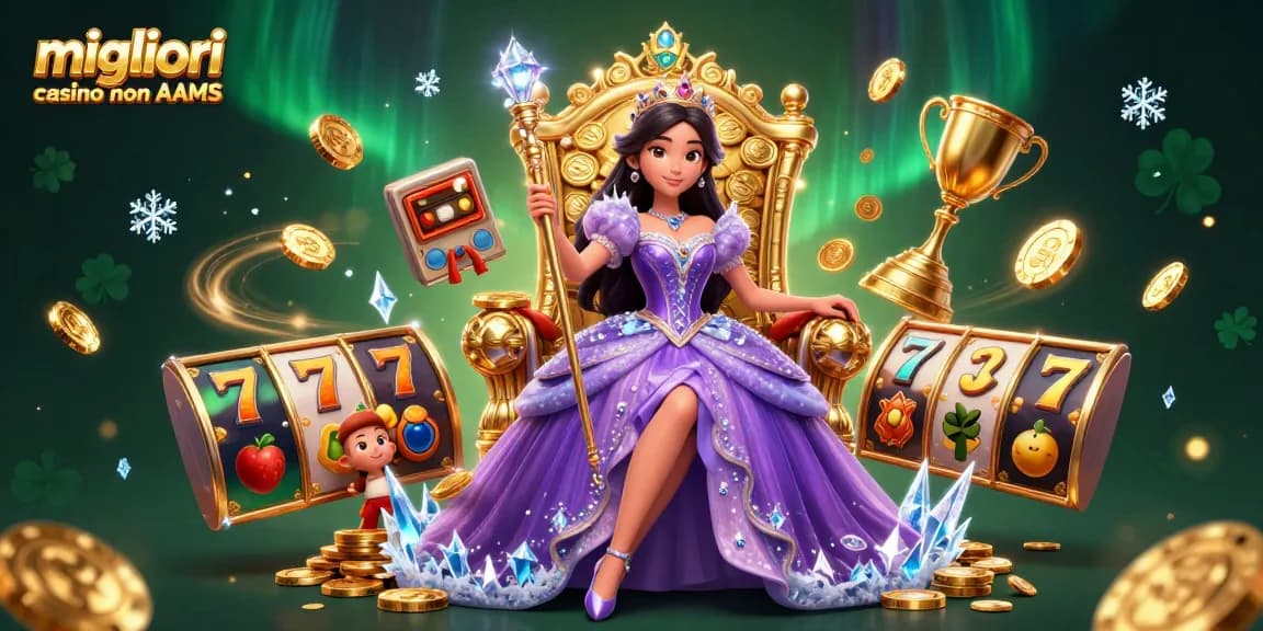 Scopri la migliore esperienza di gioco nei migliori casino non AAMS con rulli delle slot vivaci e un'atmosfera incantevole.