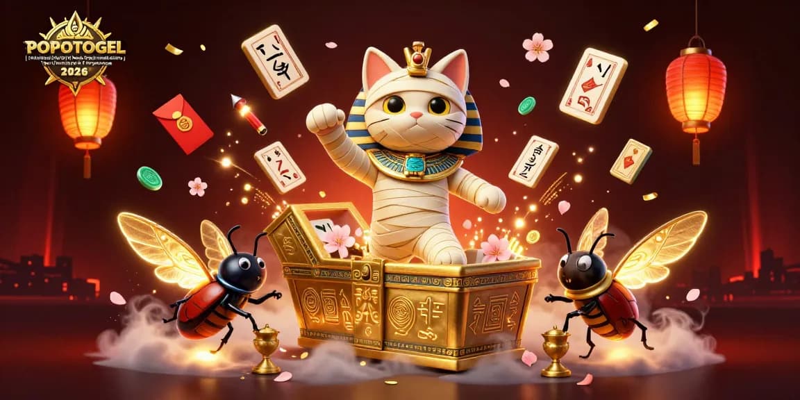 Experience POPOTOGEL | Distribusi Diskon Produk Agen Togel Online Terlengkap & Terpercaya 2026 with vibrant gaming elements and colorful characters.