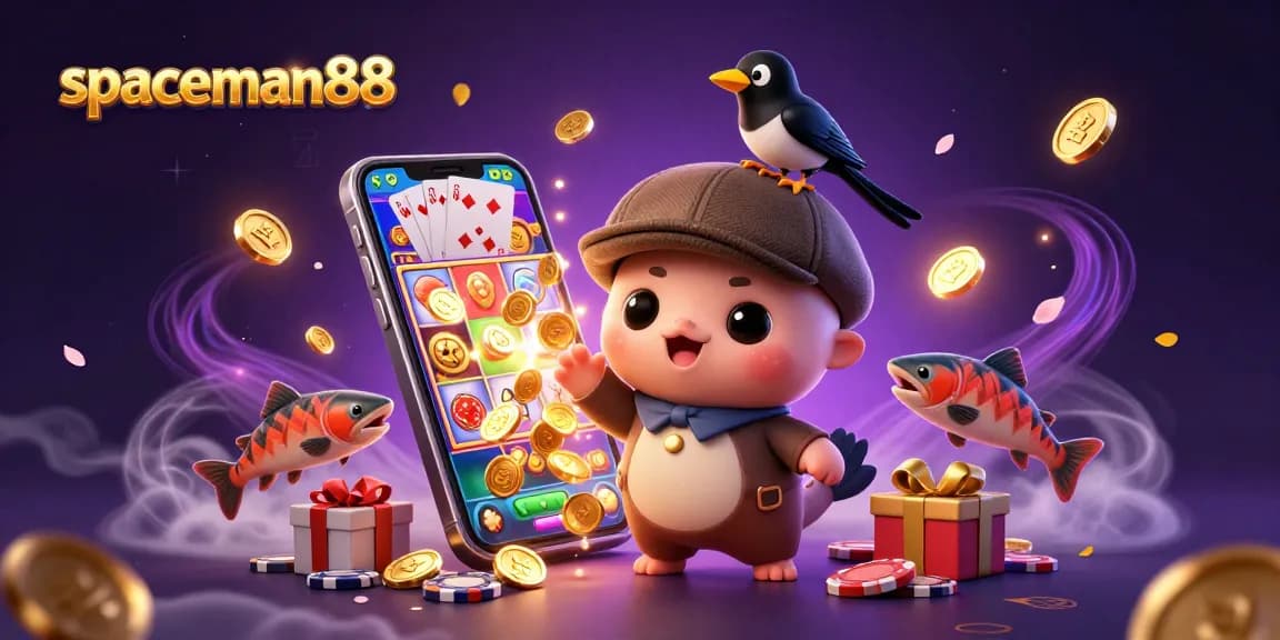 Experience the thrill of spaceman88 with vibrant slot games, charming characters, and dynamic casino elements!