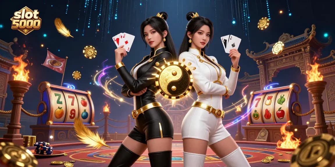 Experience the excitement of slot 5000 with stunning characters and dynamic casino elements.