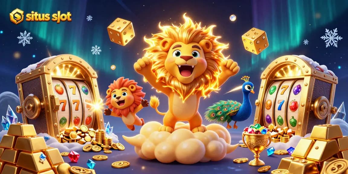Gambarlah situs slot yang menawarkan jackpot dengan simbol buah dan keberuntungan.