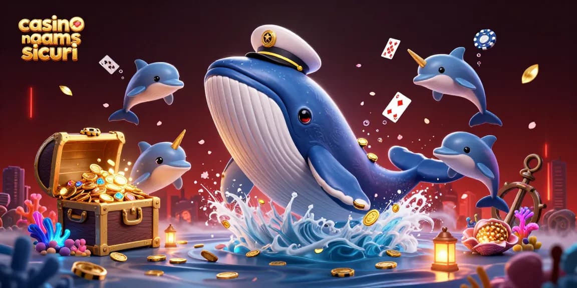 Unisciti al divertimento nei casinò non AAMS sicuri con tesori sottomarini e personaggi marini giocosi!