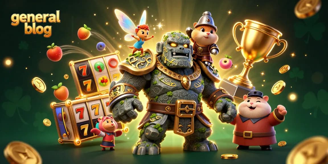 Engage in thrilling slot adventures at general blog with magical characters around golden coins.