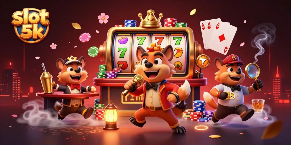 Engaging scene featuring slot 5k action with hyenas in a vibrant casino setting, showcasing dynamic game elements.