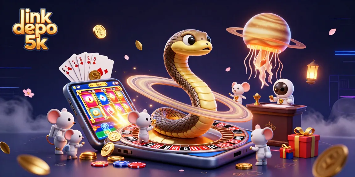 Experience excitement with link depo 5k as tiny mice bet on roulette wheel segments in a vibrant cosmic casino.