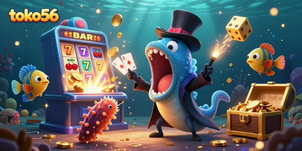 Menangkan jackpot di toko56 dengan gulper eel ajaib, mesin slot meledak koin!