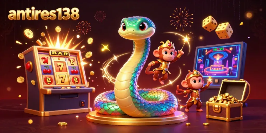 Gamer meraih kemenangan dengan bermain slot di antares138 yang dilengkapi simbol keberuntungan.
