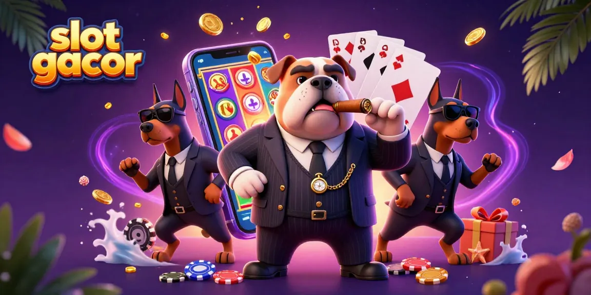 Experience thrilling wins with slot gacor as cartoon characters explore exciting game elements.