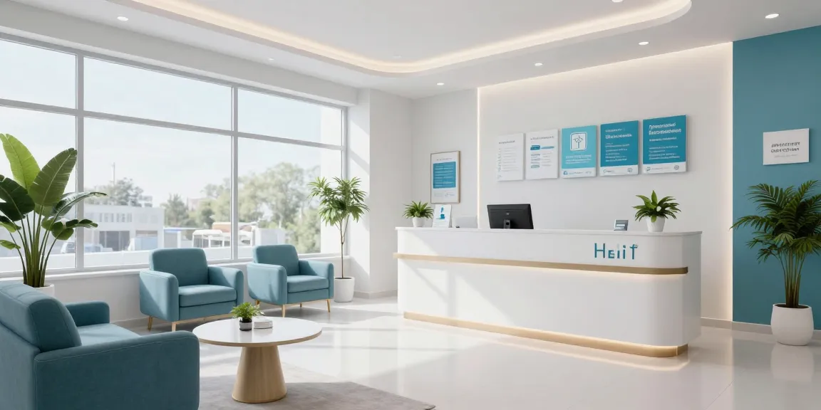Hair transplant Turkey consultation at a patient care clinic, showcasing friendly healthcare service and modern medical environment.