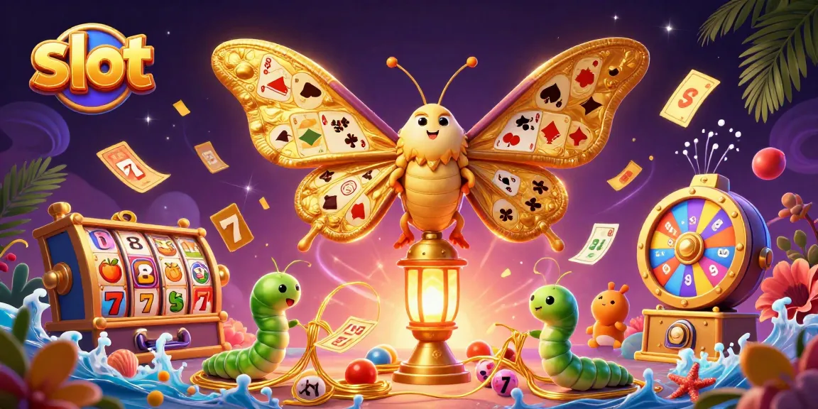 Experience thrilling slot game action with a vibrant 3D illustration of lively characters.
