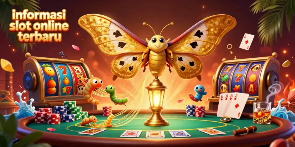 Menangkan simbol keberuntungan di informasi slot online terbaru dengan ilustrasi kasino yang memikat.