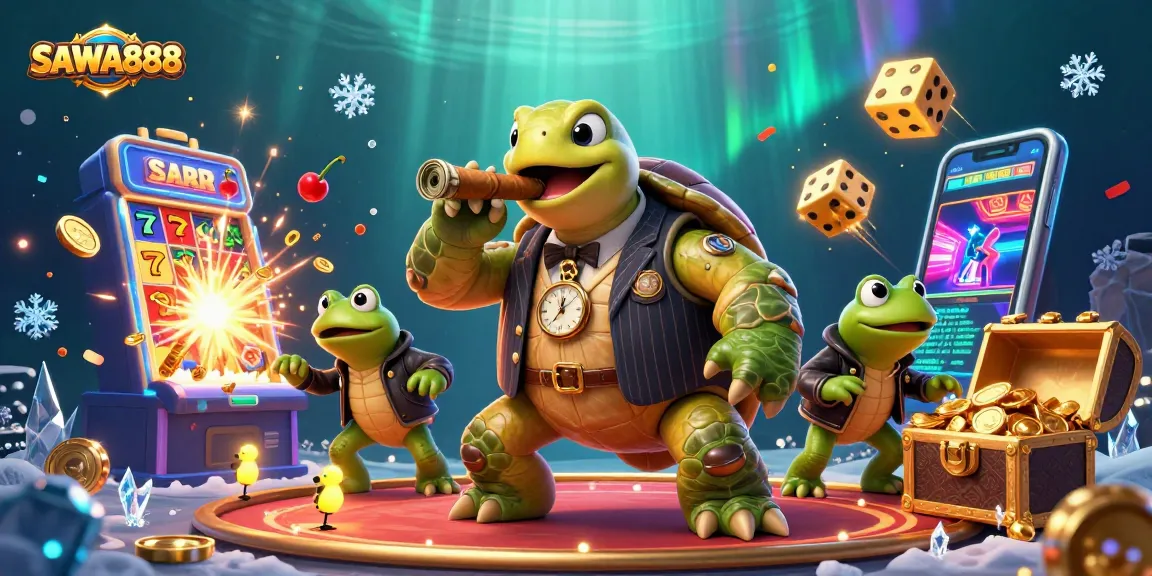 Experience thrilling slots at SAWA888 with dynamic jackpot explosions and captivating characters.