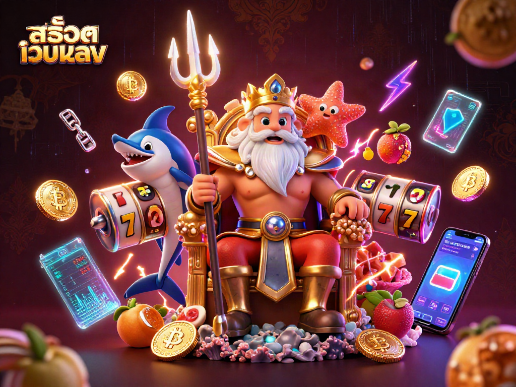 Experience the thrill of สล็อตเว็บตรง with jackpot reels and vibrant casino elements!