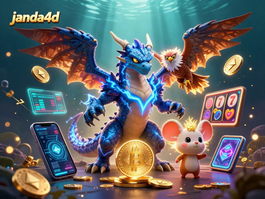 Aktivitas memenangkan togel dan permainan di janda4d dengan simbol-simbol keberuntungan.